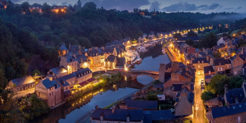 Quaint river town - Dinan, France