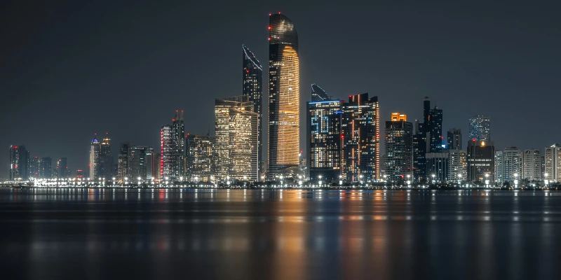 Abu Dhabi, United Arab Emirates - Modern City Skyline